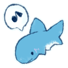 Cuddly Shark (everyday conversation) sticker #10965805