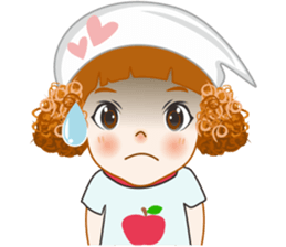 Apple cute sticker #10966331