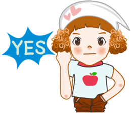 Apple cute sticker #10966334