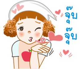 Apple cute sticker #10966348