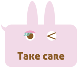 A balloon and the rabbit3 sticker #10966411