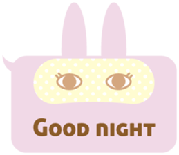 A balloon and the rabbit3 sticker #10966414