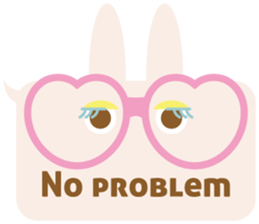 A balloon and the rabbit3 sticker #10966416