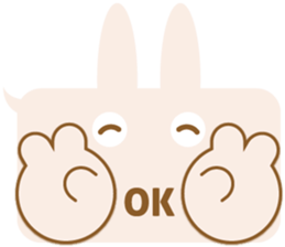 A balloon and the rabbit3 sticker #10966417