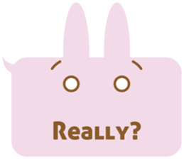 A balloon and the rabbit3 sticker #10966421