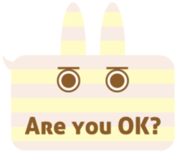 A balloon and the rabbit3 sticker #10966429