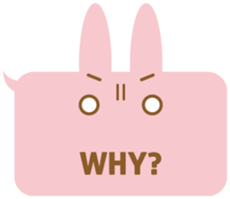 A balloon and the rabbit3 sticker #10966436