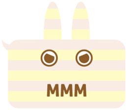 A balloon and the rabbit3 sticker #10966439