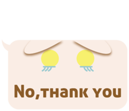 A balloon and the rabbit3 sticker #10966443