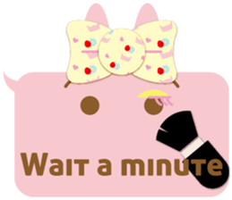 A balloon and the rabbit3 sticker #10966445