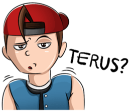 Mischievous Boy sticker #10967294