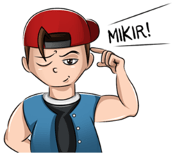 Mischievous Boy sticker #10967295