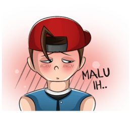 Mischievous Boy sticker #10967299