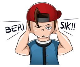 Mischievous Boy sticker #10967301