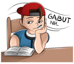 Mischievous Boy sticker #10967326