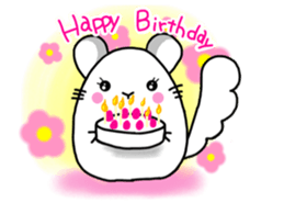 Chinchilla! He is Daifukumaru. sticker #10967869