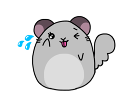Chinchilla! He is Daifukumaru. sticker #10967877