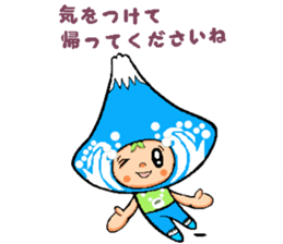Mount Fuji character sticker #10967914