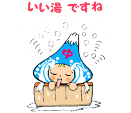 Mount Fuji character sticker #10967915