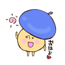 Mr. hat mushroom sticker #10968048