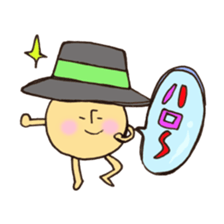 Mr. hat mushroom sticker #10968049