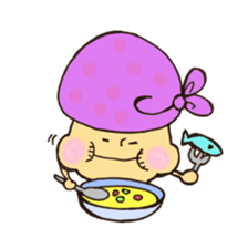 Mr. hat mushroom sticker #10968055