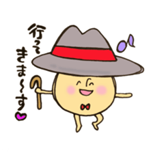 Mr. hat mushroom sticker #10968065