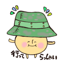 Mr. hat mushroom sticker #10968066