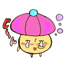 Mr. hat mushroom sticker #10968076