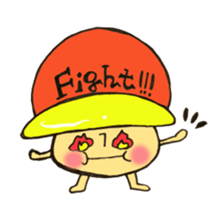 Mr. hat mushroom sticker #10968077