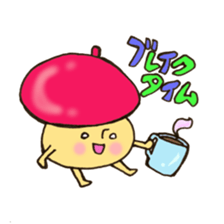 Mr. hat mushroom sticker #10968084