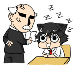 A Naughty Little-cat Guy sticker #10969090