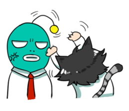 A Naughty Little-cat Guy sticker #10969093