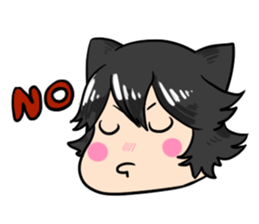 A Naughty Little-cat Guy sticker #10969102