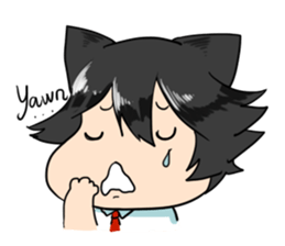 A Naughty Little-cat Guy sticker #10969104