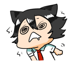 A Naughty Little-cat Guy sticker #10969105