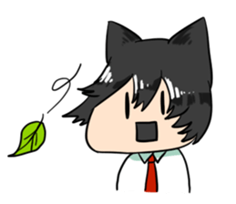 A Naughty Little-cat Guy sticker #10969107