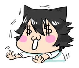 A Naughty Little-cat Guy sticker #10969112