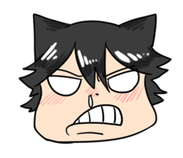 A Naughty Little-cat Guy sticker #10969116