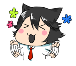 A Naughty Little-cat Guy sticker #10969118