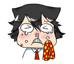 A Naughty Little-cat Guy sticker #10969119