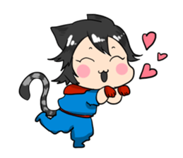 A Naughty Little-cat Guy sticker #10969122