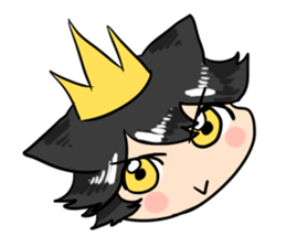 A Naughty Little-cat Guy sticker #10969125