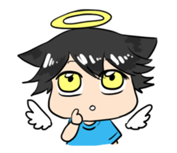 A Naughty Little-cat Guy sticker #10969126