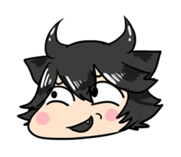 A Naughty Little-cat Guy sticker #10969127