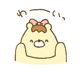 Bear of purine favorite girl sticker #10969328