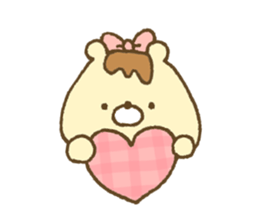 Bear of purine favorite girl sticker #10969337