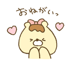 Bear of purine favorite girl sticker #10969341