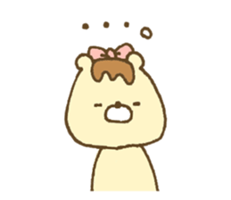 Bear of purine favorite girl sticker #10969353