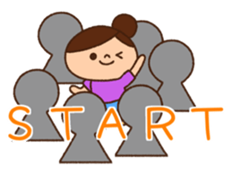 Runner Girl Version 2 sticker #10969628